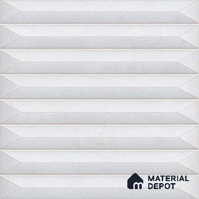 Faux Subway  Tile TL 07241 D Crayon 1012 1 ft x 1 ft Ceramic Glossy Finish - 9 mm  | 2 mm Spacer is Mandatory | Please Expect a Slight Variation of Pattern (Sample)